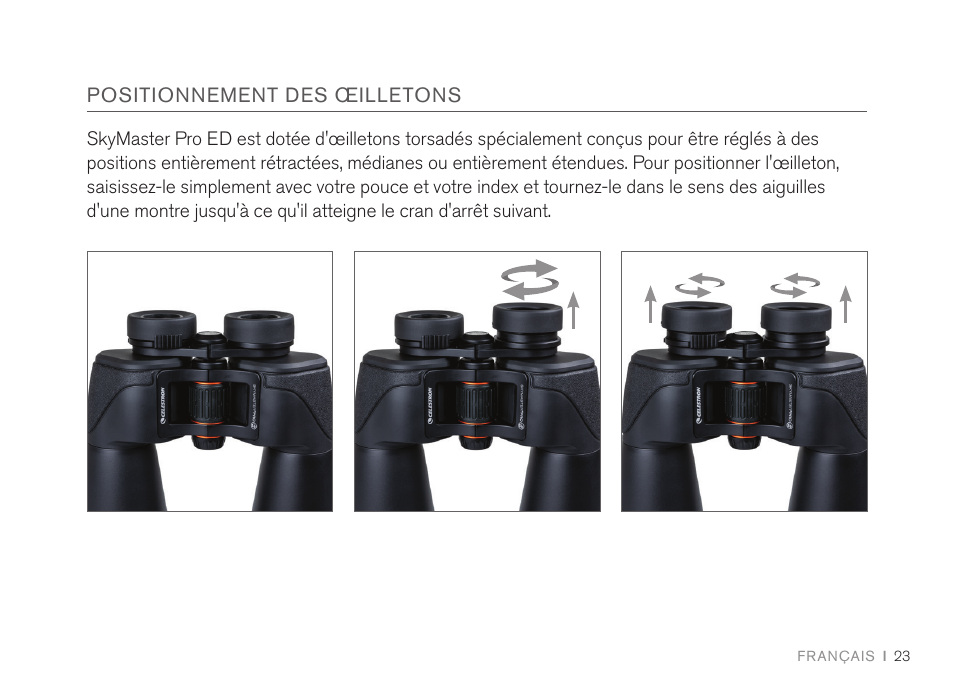 Celestron 7x50 SkyMaster Pro ED Binoculars User Manual | Page 23 / 72