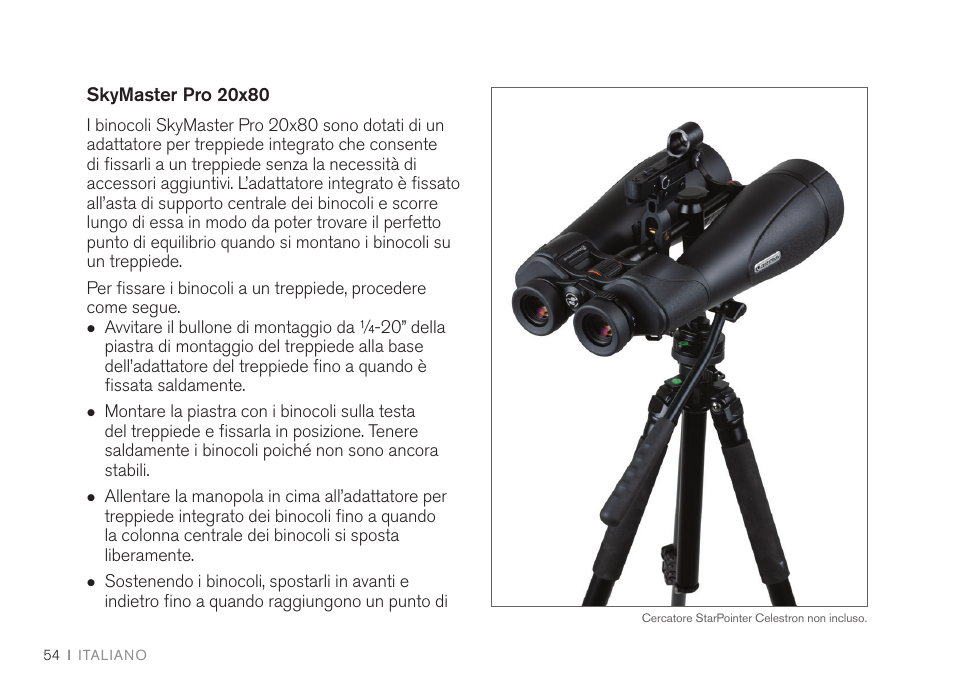 Celestron 7x50 SkyMaster Pro ED Binoculars User Manual | Page 54 / 72