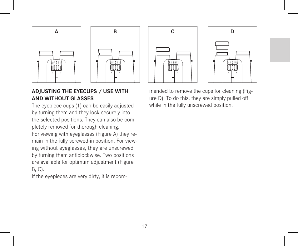 LEICA 10x42 Trinovid HD Binoculars User Manual | Page 19 / 114