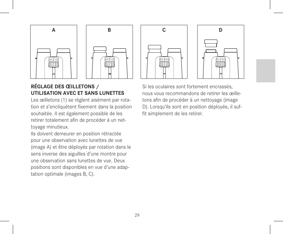 LEICA 10x42 Trinovid HD Binoculars User Manual | Page 31 / 114