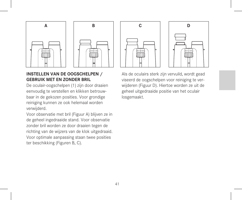 LEICA 10x42 Trinovid HD Binoculars User Manual | Page 43 / 114