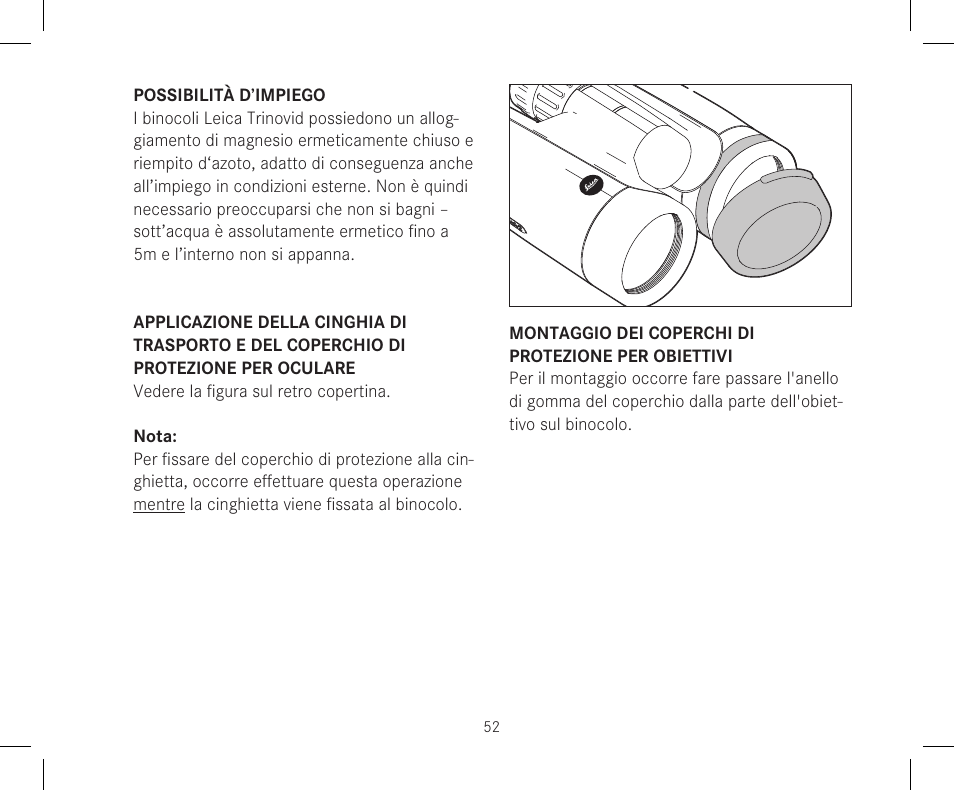 LEICA 10x42 Trinovid HD Binoculars User Manual | Page 54 / 114