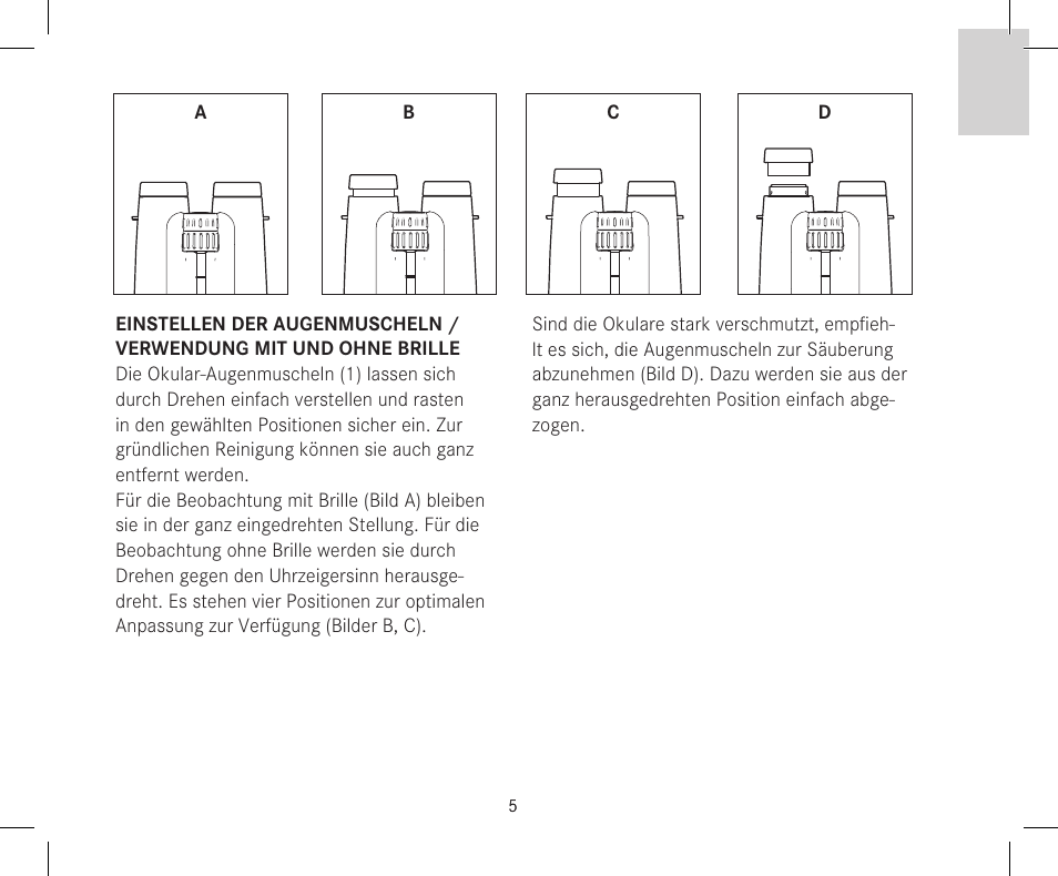 LEICA 10x42 Trinovid HD Binoculars User Manual | Page 7 / 114