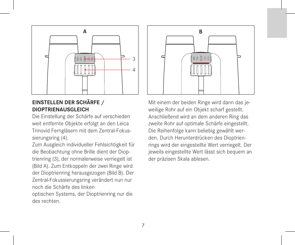 LEICA 10x42 Trinovid HD Binoculars User Manual | Page 9 / 114