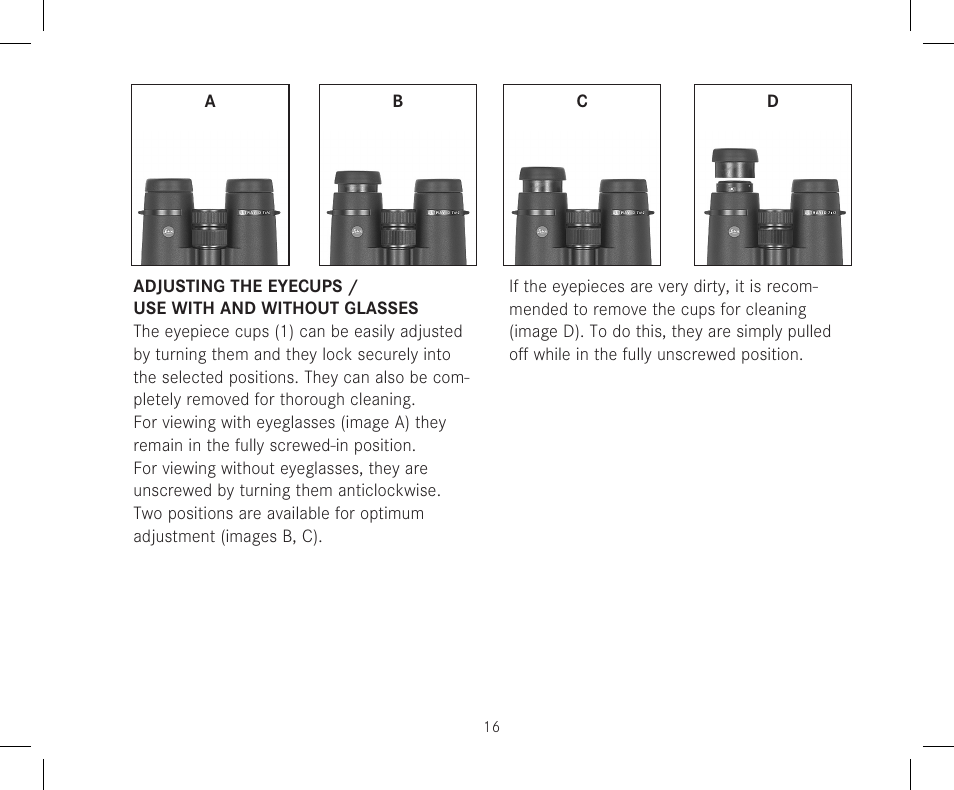 LEICA 12x50 Ultravid HD-Plus Binoculars User Manual | Page 18 / 74