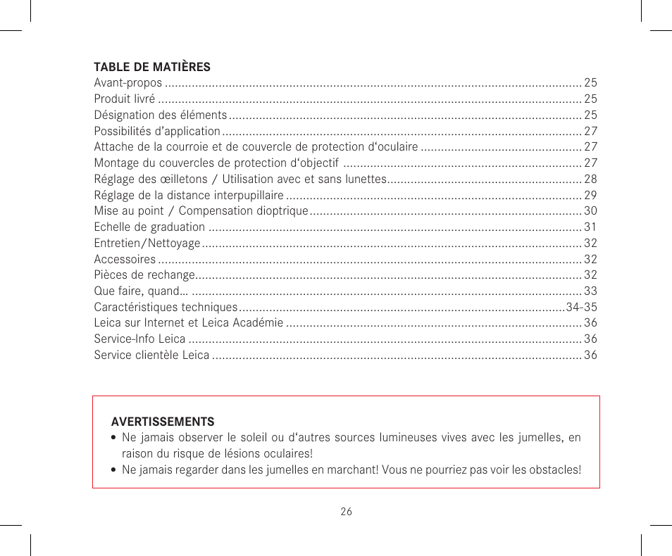 LEICA 12x50 Ultravid HD-Plus Binoculars User Manual | Page 28 / 74
