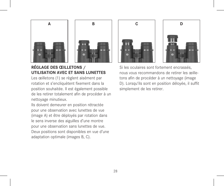 LEICA 12x50 Ultravid HD-Plus Binoculars User Manual | Page 30 / 74