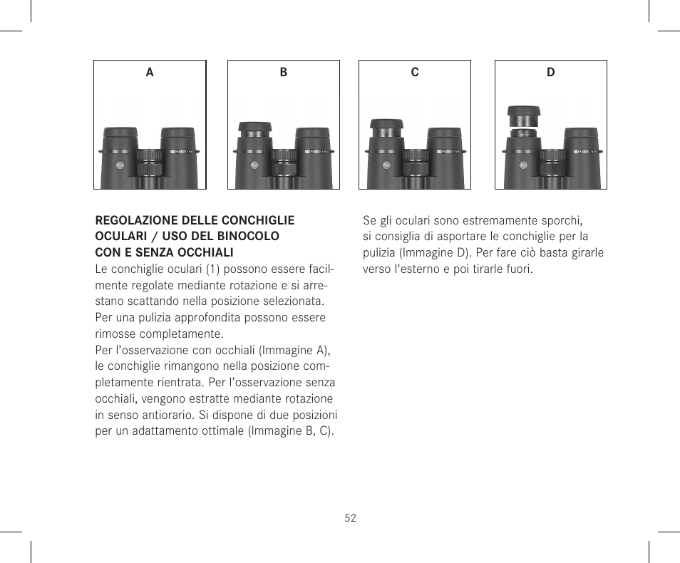 LEICA 12x50 Ultravid HD-Plus Binoculars User Manual | Page 54 / 74