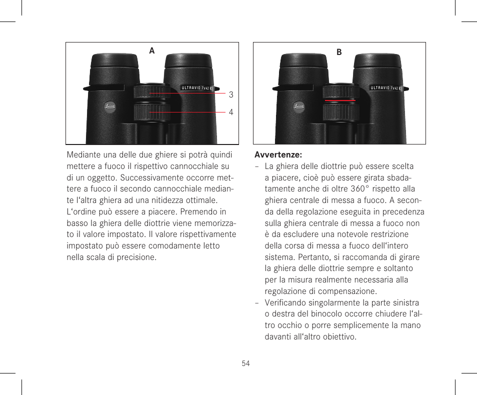 LEICA 12x50 Ultravid HD-Plus Binoculars User Manual | Page 56 / 74