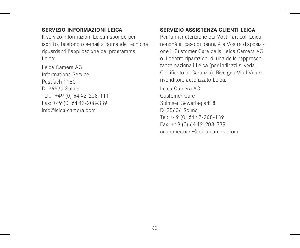 LEICA 12x50 Ultravid HD-Plus Binoculars User Manual | Page 62 / 74