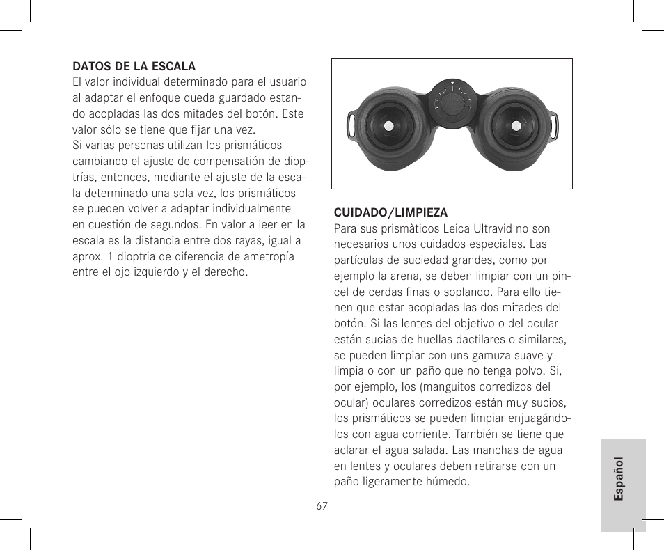 LEICA 12x50 Ultravid HD-Plus Binoculars User Manual | Page 69 / 74