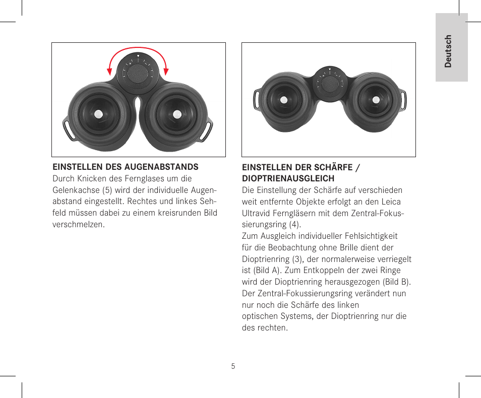 LEICA 12x50 Ultravid HD-Plus Binoculars User Manual | Page 7 / 74