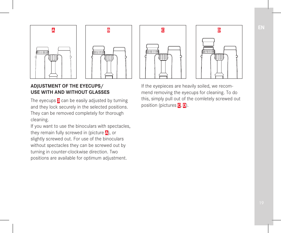 LEICA 10x32 Trinovid HD Binoculars User Manual | Page 21 / 115