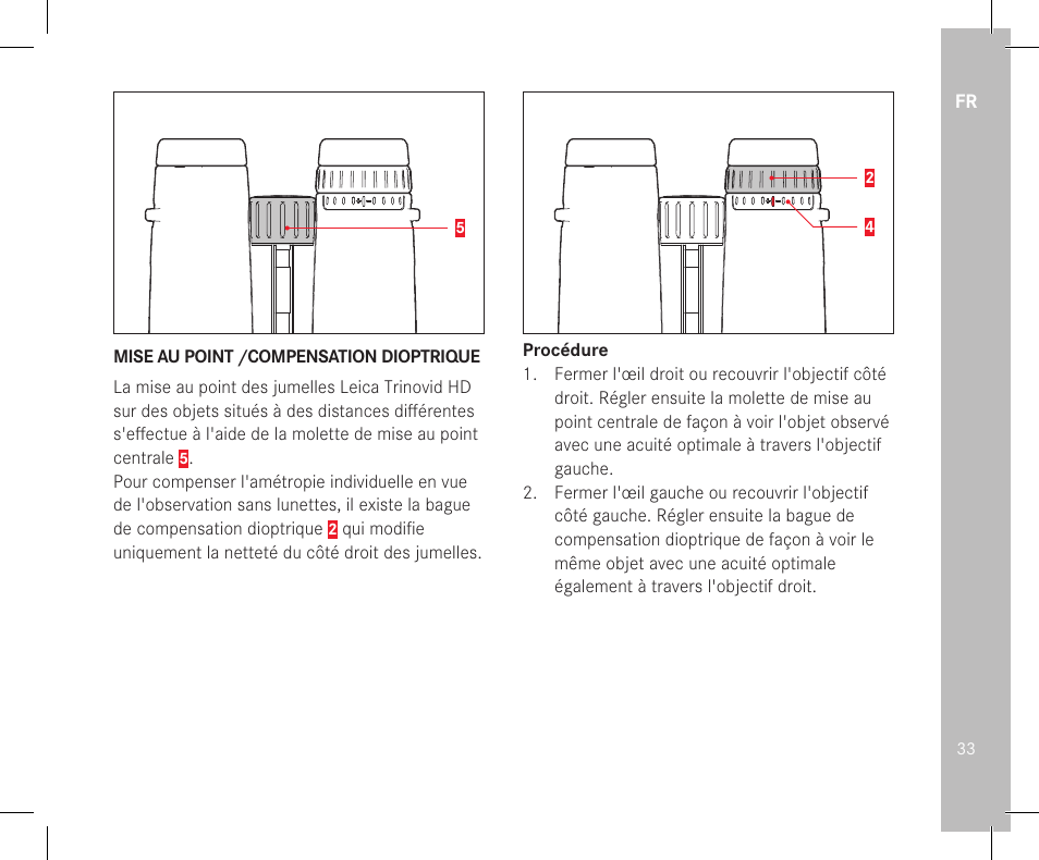 LEICA 10x32 Trinovid HD Binoculars User Manual | Page 35 / 115