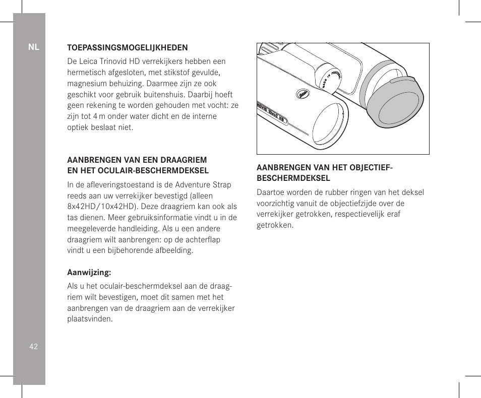 LEICA 10x32 Trinovid HD Binoculars User Manual | Page 44 / 115