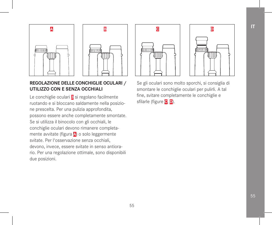 LEICA 10x32 Trinovid HD Binoculars User Manual | Page 57 / 115