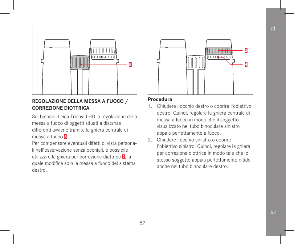 LEICA 10x32 Trinovid HD Binoculars User Manual | Page 59 / 115