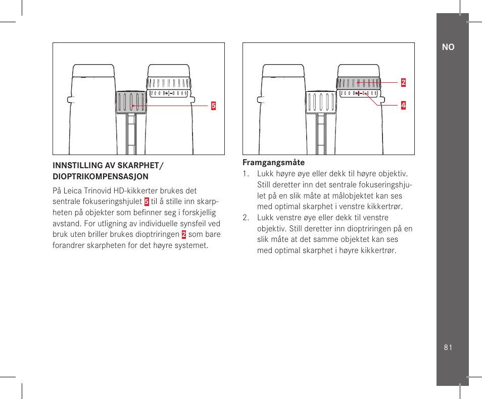 LEICA 10x32 Trinovid HD Binoculars User Manual | Page 83 / 115