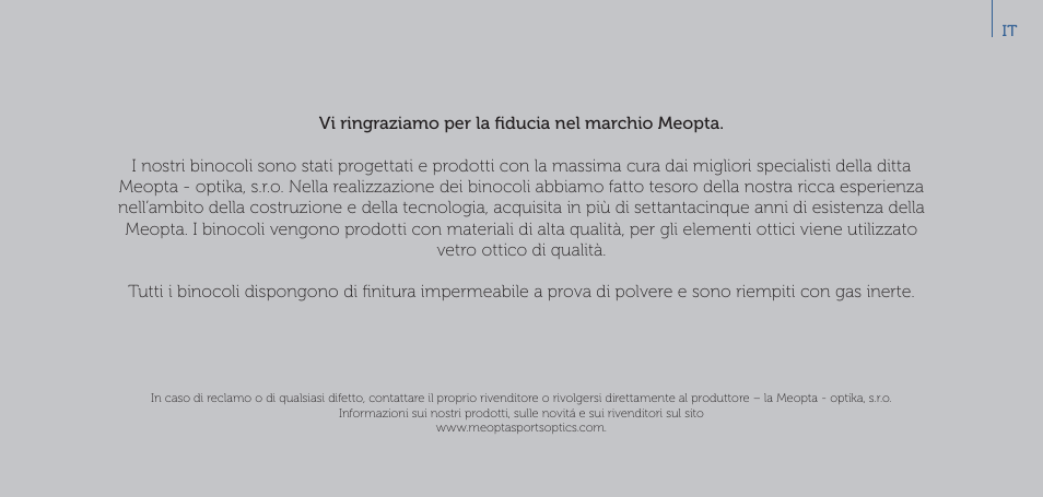 Meopta 8x56 MeoStar B1 Plus Binoculars User Manual | Page 21 / 40