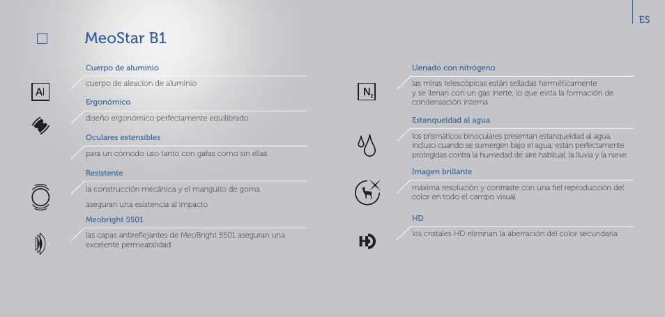 Meostar b1 | Meopta 8x56 MeoStar B1 Plus Binoculars User Manual | Page 27 / 40