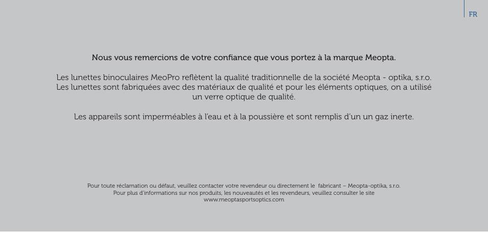 Meopta 8x56 MeoPro HD Binoculars User Manual | Page 20 / 45