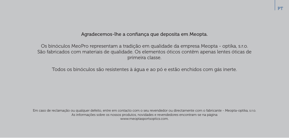 Meopta 8x56 MeoPro HD Binoculars User Manual | Page 35 / 45