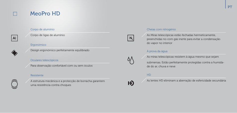 Meopro hd | Meopta 8x56 MeoPro HD Binoculars User Manual | Page 36 / 45