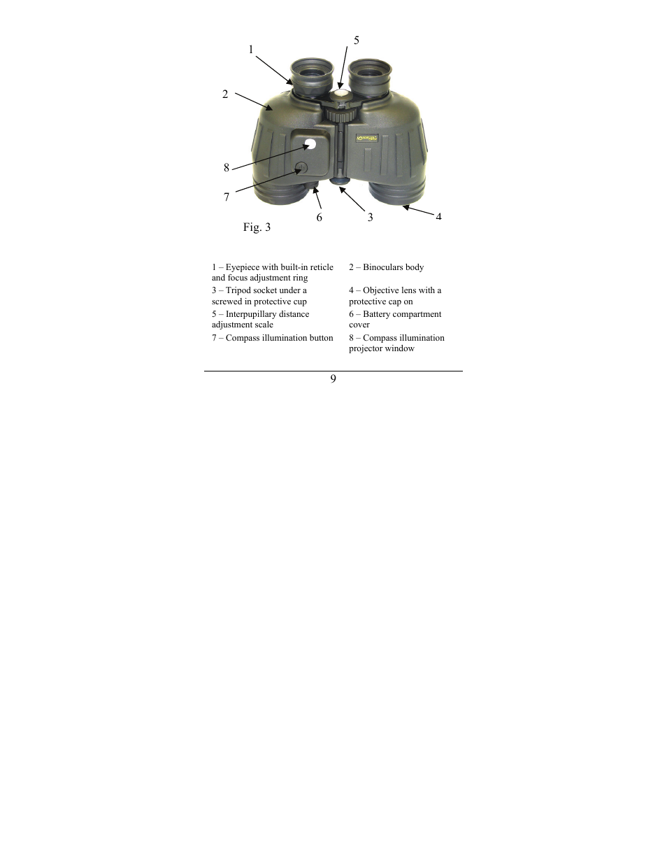Newcon Optik 7x50 AN Binoculars with Compass and Reticle User Manual | Page 12 / 28