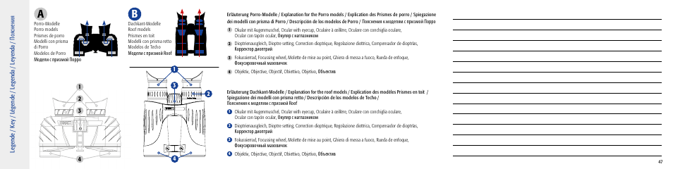 По яс не ни я | Steiner Optik 8x30 Military/Marine Binoculars User Manual | Page 3 / 46