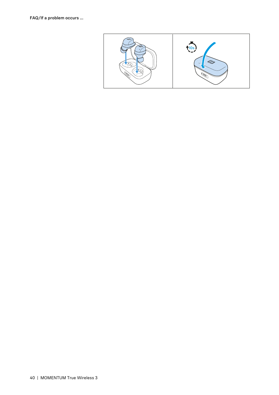Sennheiser MOMENTUM True Wireless 3 Noise-Canceling In-Ear Headphones (Graphite) User Manual | Page 40 / 46