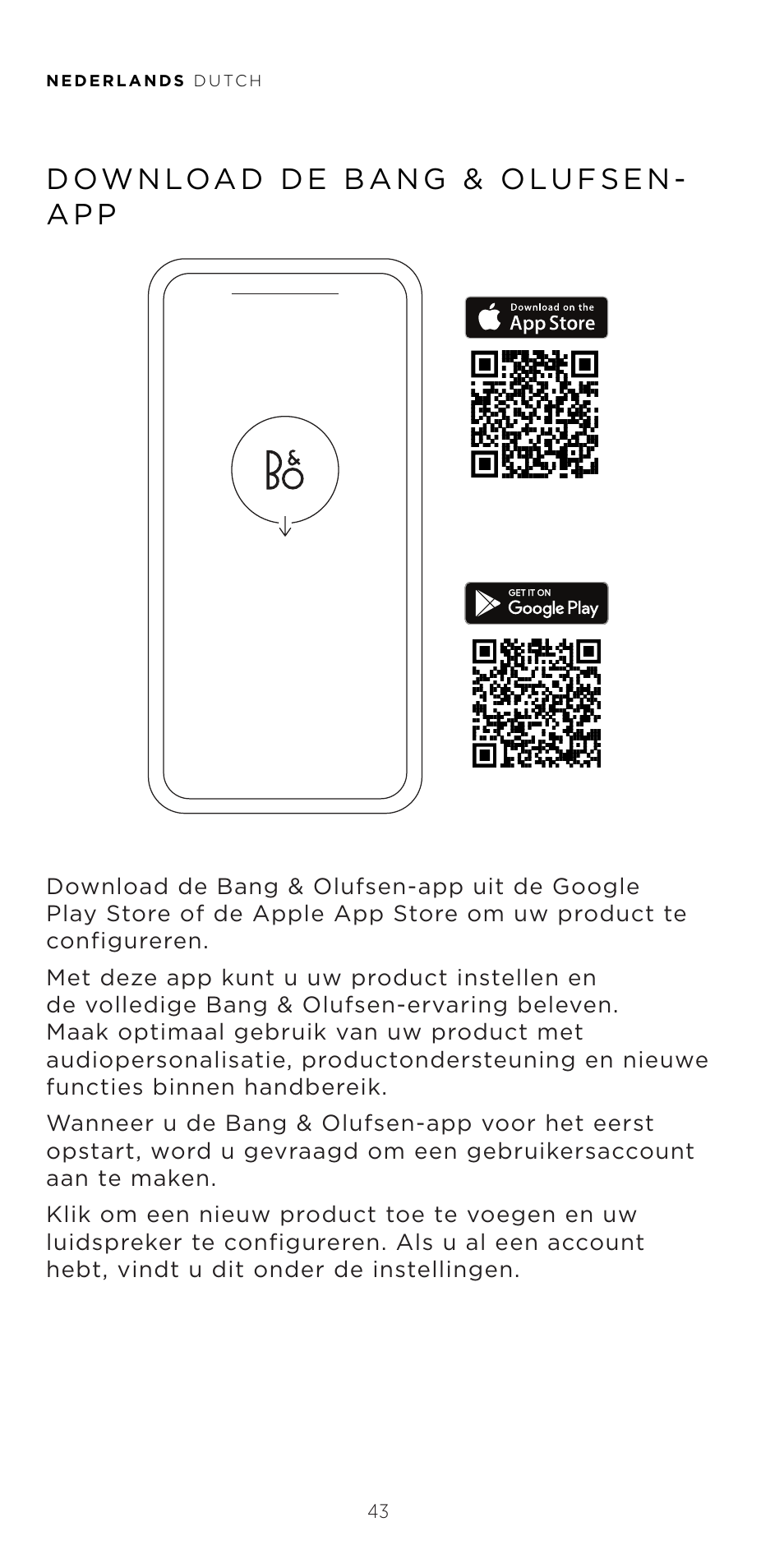 Bang & Olufsen Beosound Emerge Compact Wi-Fi Home Speaker (Gold Tone Light Oak) User Manual | Page 43 / 122