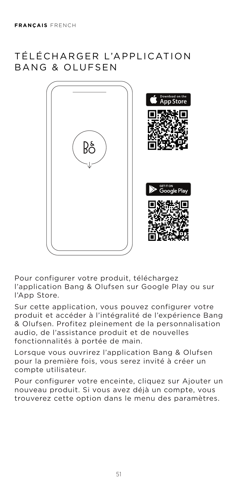 Bang & Olufsen Beosound Emerge Compact Wi-Fi Home Speaker (Gold Tone Light Oak) User Manual | Page 51 / 122