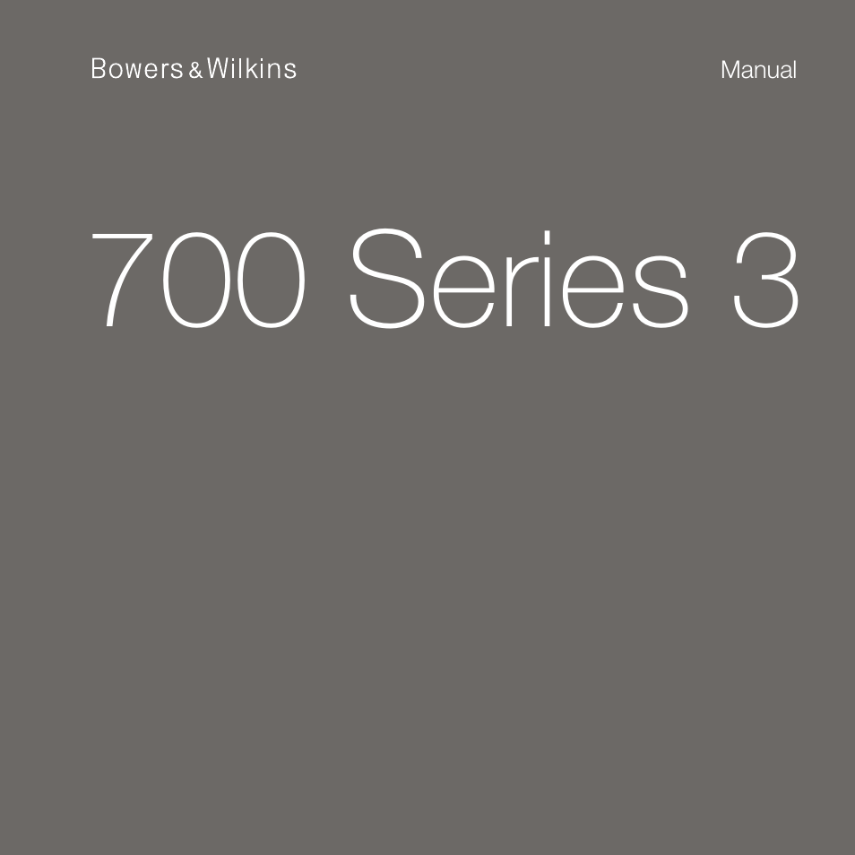 Bowers & Wilkins 707 S3 2-Way Bookshelf Speakers (Gloss Black, Pair) User Manual | 11 pages