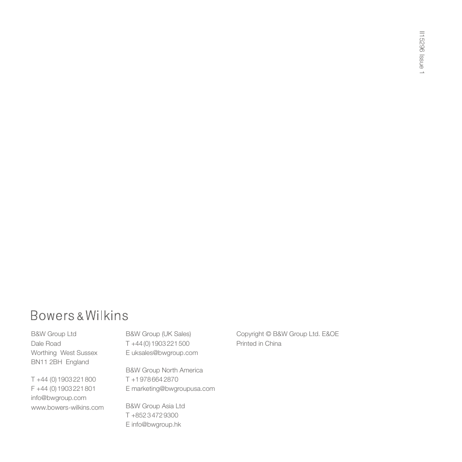 Bowers & Wilkins 607 Anniversary Edition 2-Way Bookshelf Speakers (Matte White, Pair) User Manual | Page 90 / 90