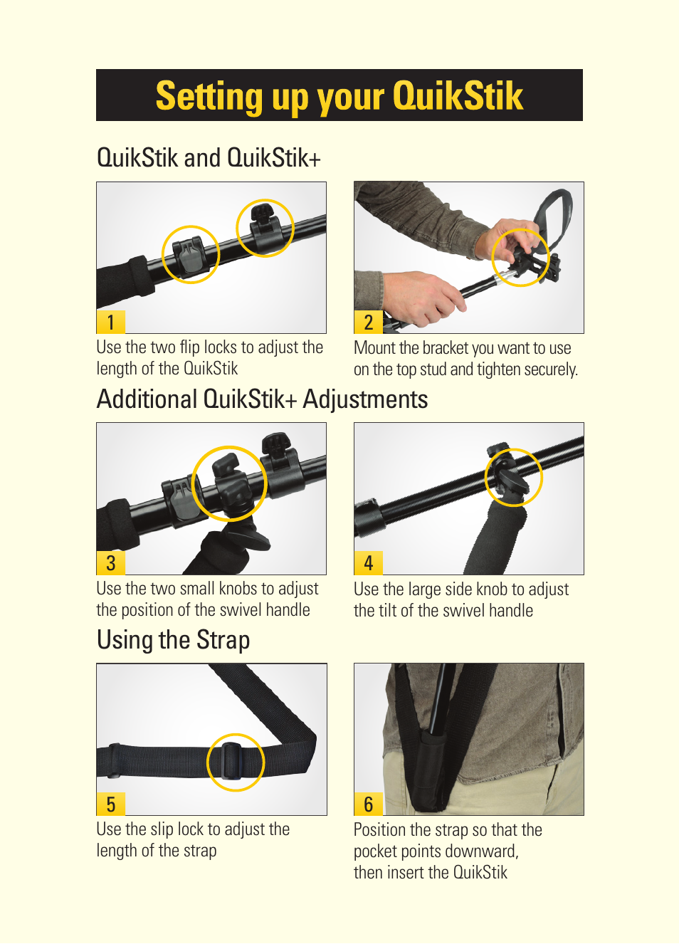 Impact QuickStik+ Telescopic Handle User Manual | Page 2 / 4