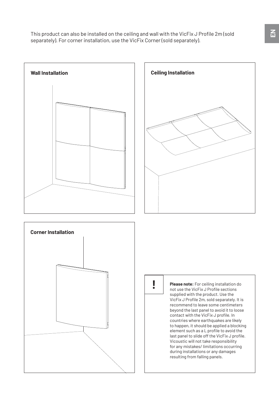 Vicoustic VicFix Base Adapter for Classic Acoustic Panels (2-Pack) User Manual | Page 3 / 8