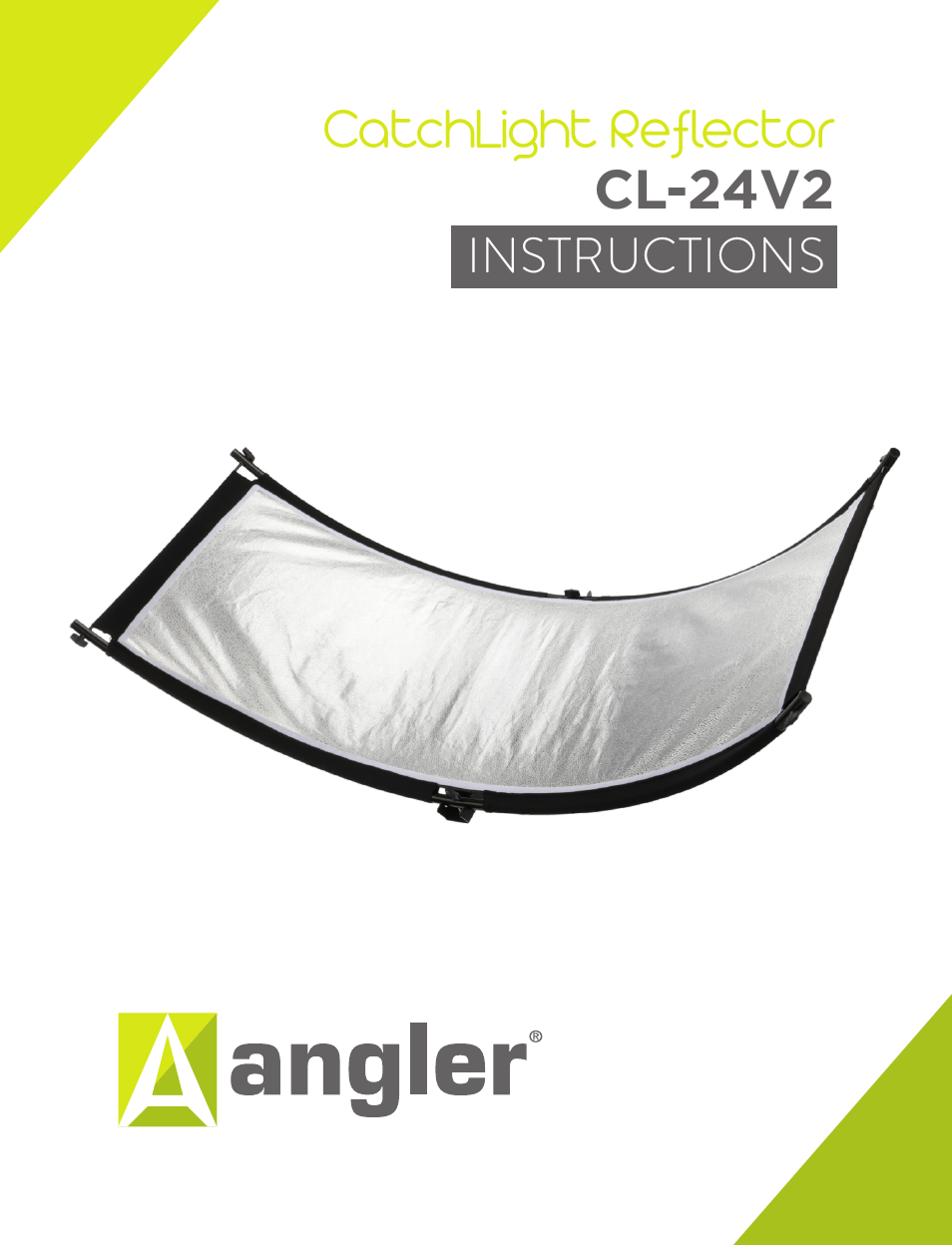 Angler CatchLight Reflector V2 (24 x 58.5") User Manual | 8 pages