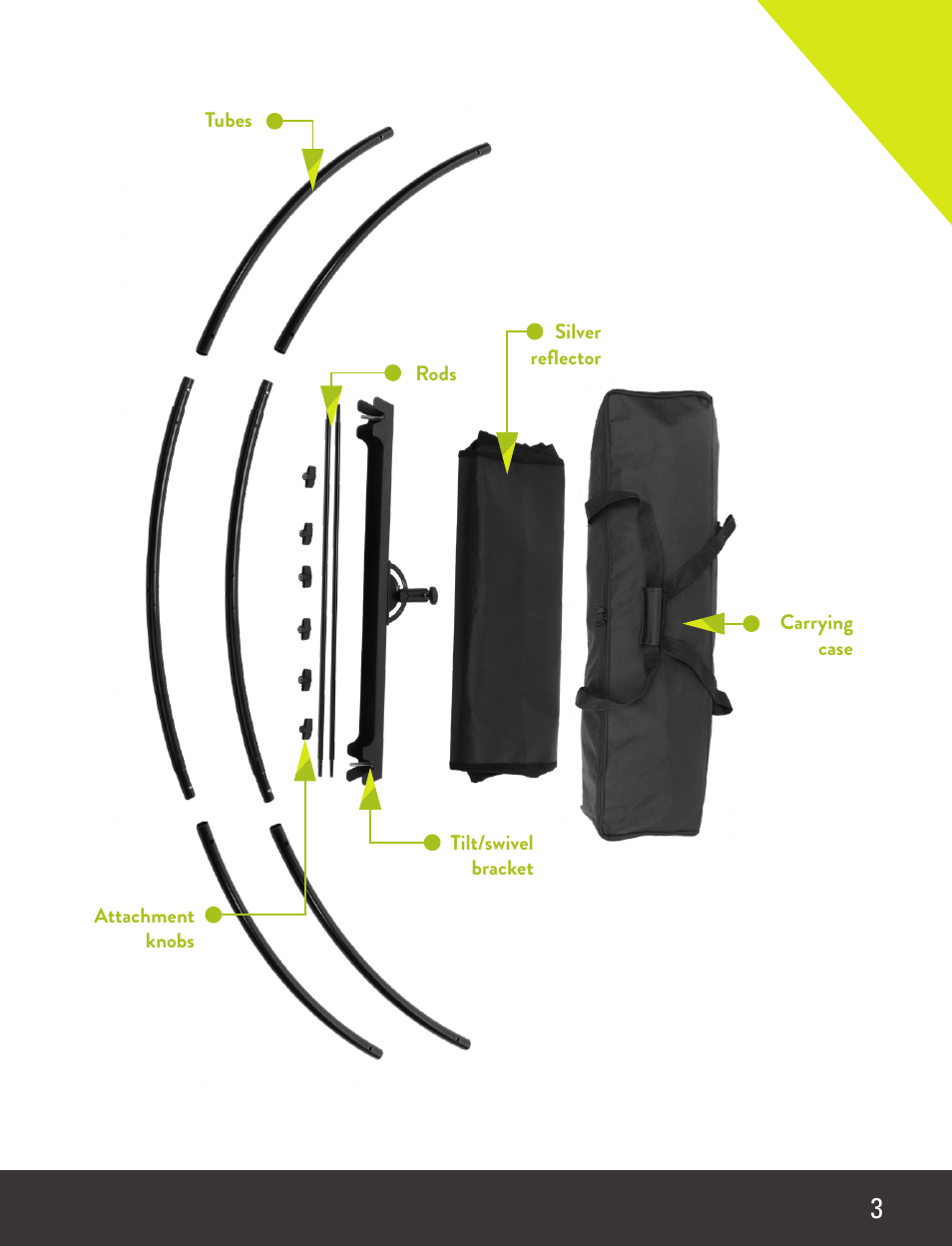 Angler CatchLight Reflector V2 (24 x 58.5") User Manual | Page 3 / 8