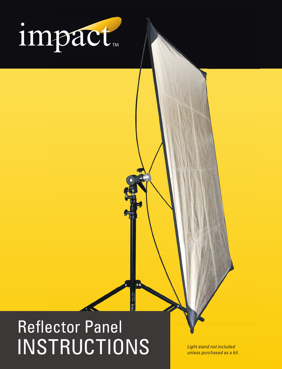 Impact Reflector Panel (28 x 39") User Manual | 8 pages