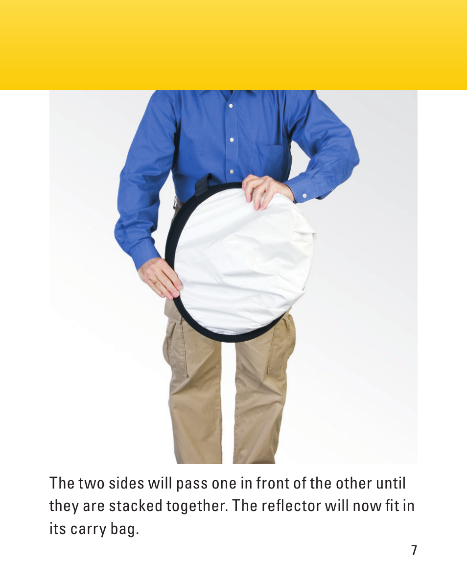 Do not edit or revise artwork, Forward your proofs, For approval before final production | Impact Circular Collapsible Reflector with Handles (Silver/White, 32") User Manual | Page 7 / 8