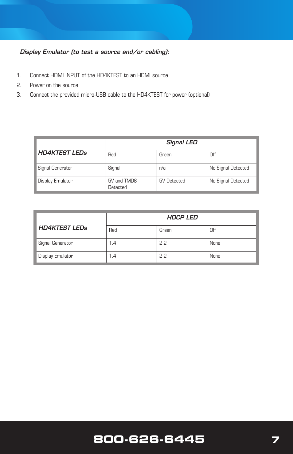 VANCO Handheld 4K HDMI Tester User Manual | Page 7 / 12