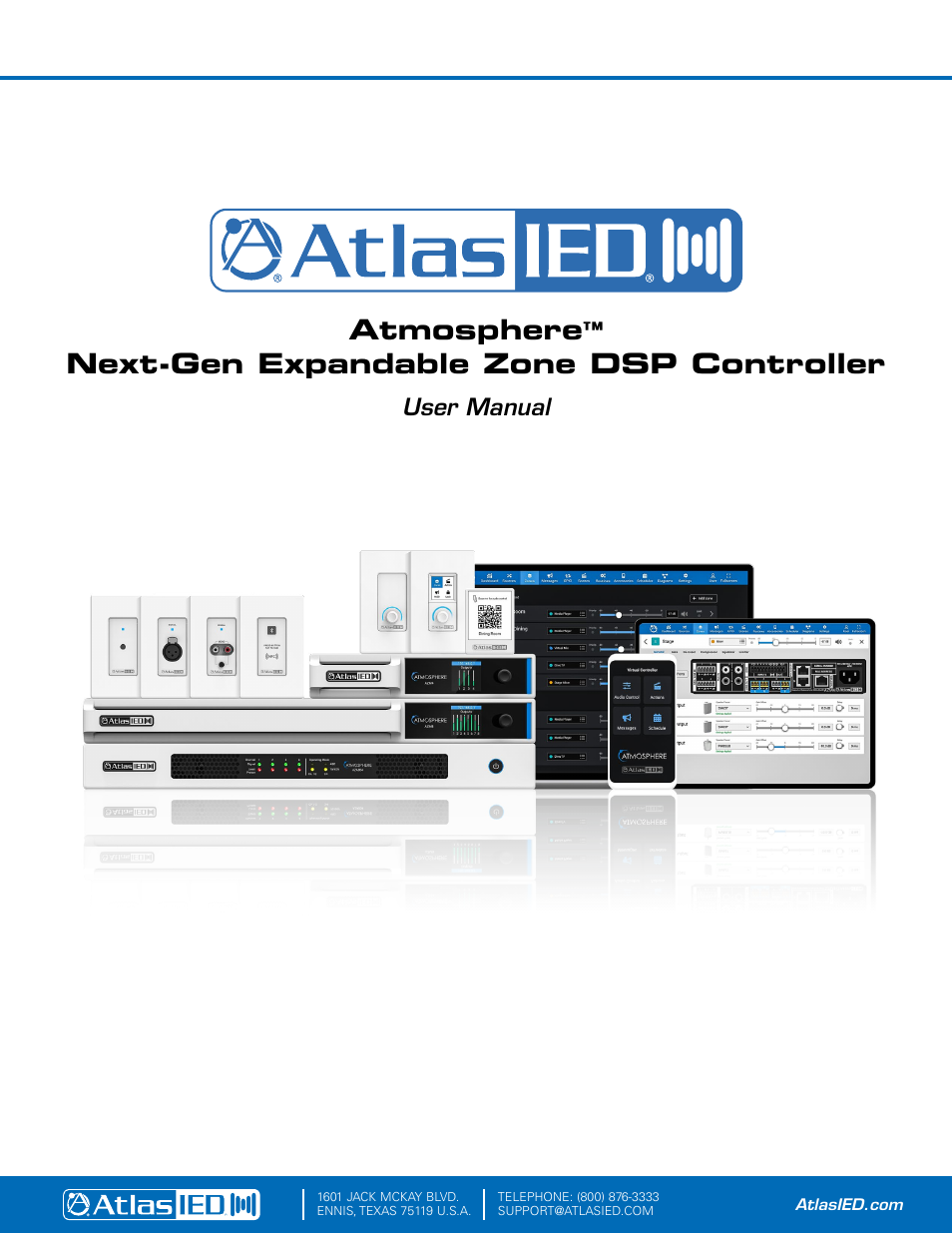 Atlas Sound Atmosphere C-ZSV Zone, Source, and Volume Wall Controller (Black) User Manual | 79 pages