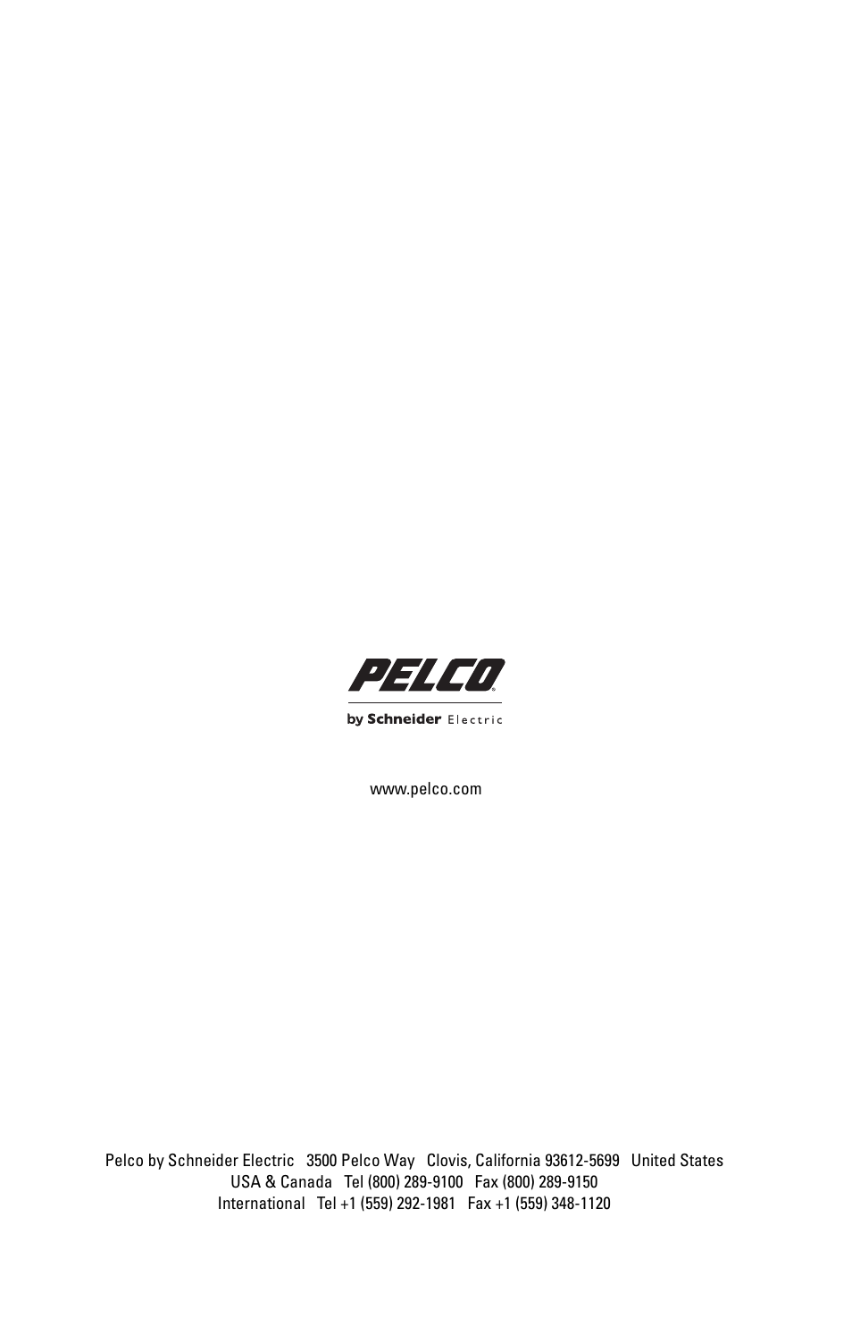 Pelco WMVE-SR Wall Mount User Manual | Page 8 / 8