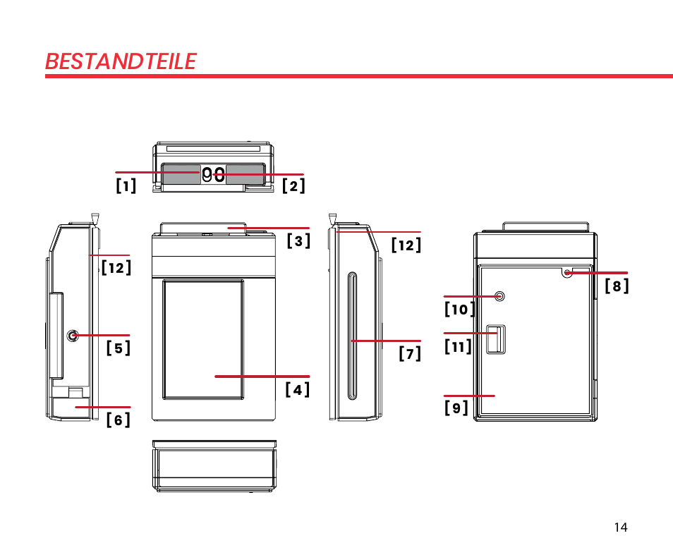 Bestandteile | Lomography LomoGraflok 4x5 Instant Back User Manual | Page 14 / 111
