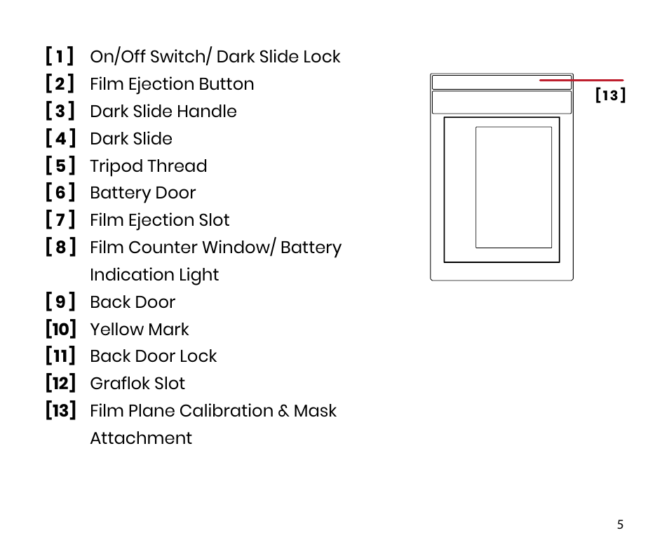 Lomography LomoGraflok 4x5 Instant Back User Manual | Page 5 / 111