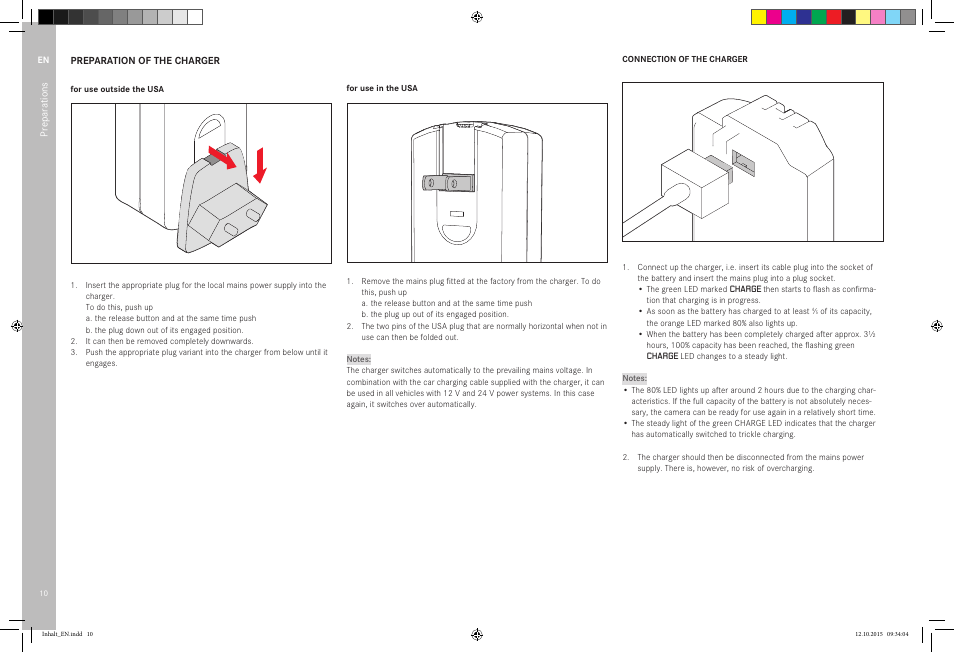 LEICA SBP PRO 1 Lithium-Ion Battery for S Typ 007 (7.3V, 2300mAh) User Manual | Page 14 / 72