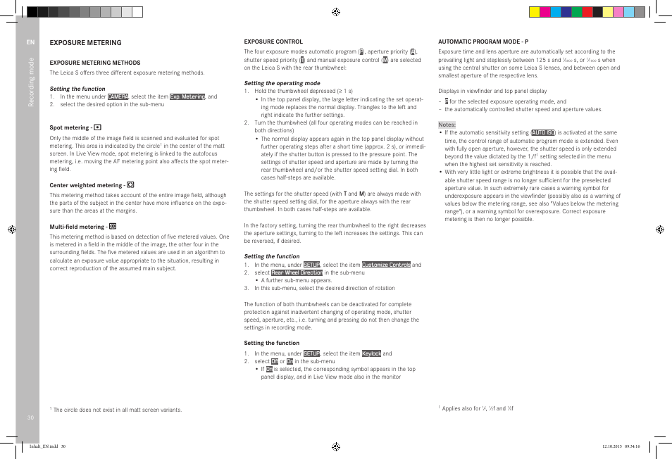 LEICA SBP PRO 1 Lithium-Ion Battery for S Typ 007 (7.3V, 2300mAh) User Manual | Page 34 / 72