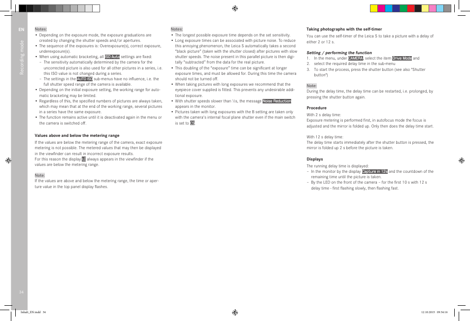 LEICA SBP PRO 1 Lithium-Ion Battery for S Typ 007 (7.3V, 2300mAh) User Manual | Page 38 / 72