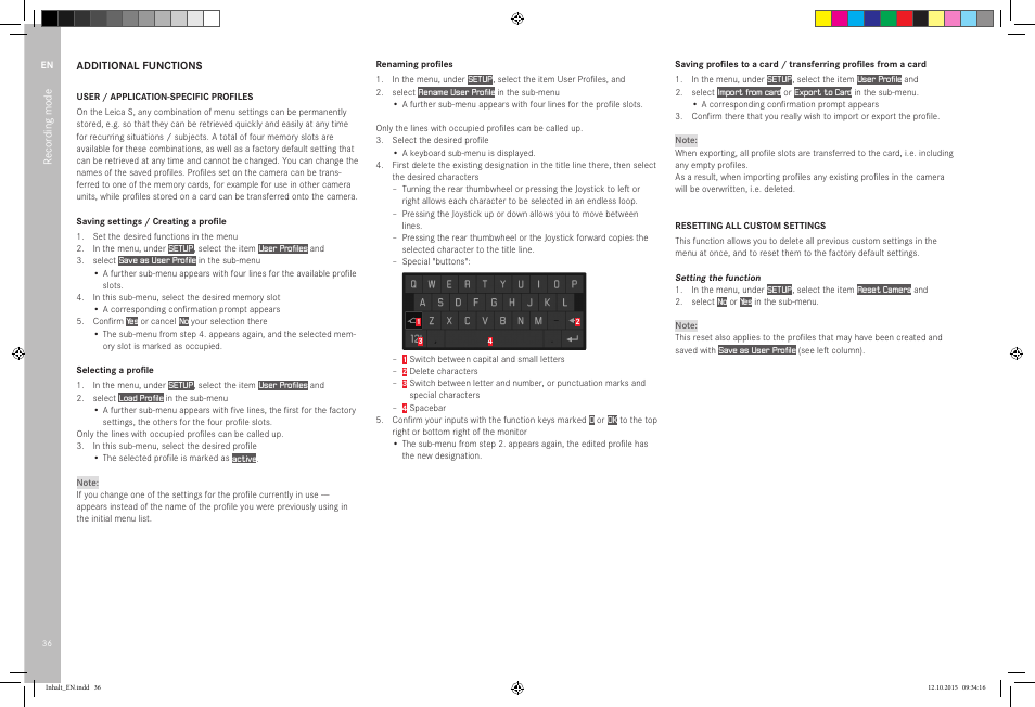 LEICA SBP PRO 1 Lithium-Ion Battery for S Typ 007 (7.3V, 2300mAh) User Manual | Page 40 / 72