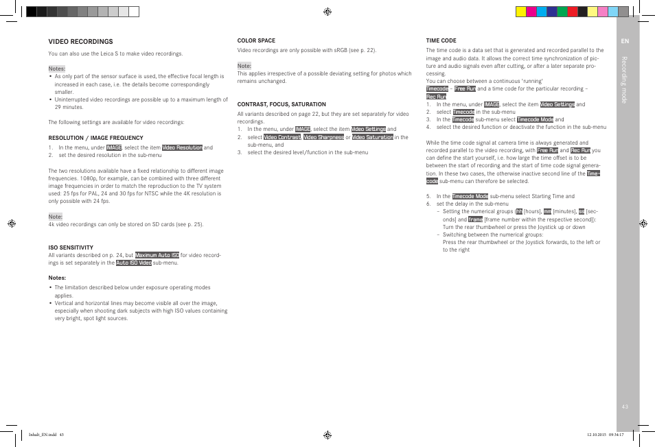 LEICA SBP PRO 1 Lithium-Ion Battery for S Typ 007 (7.3V, 2300mAh) User Manual | Page 47 / 72